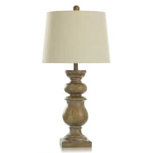 ORE International 28 in. Brown Classic Small Table Lamp Honey 8233ST - The  Home Depot
