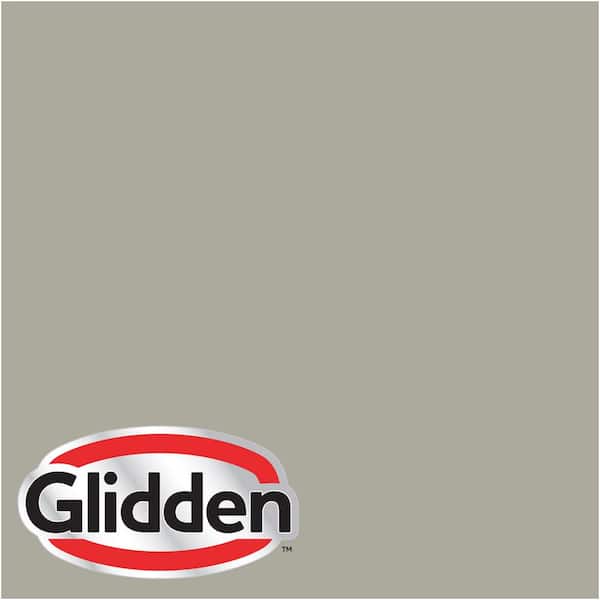 Glidden Premium 1 gal. #HDGCN01D Skipping Stone Grey Flat Interior Paint with Primer