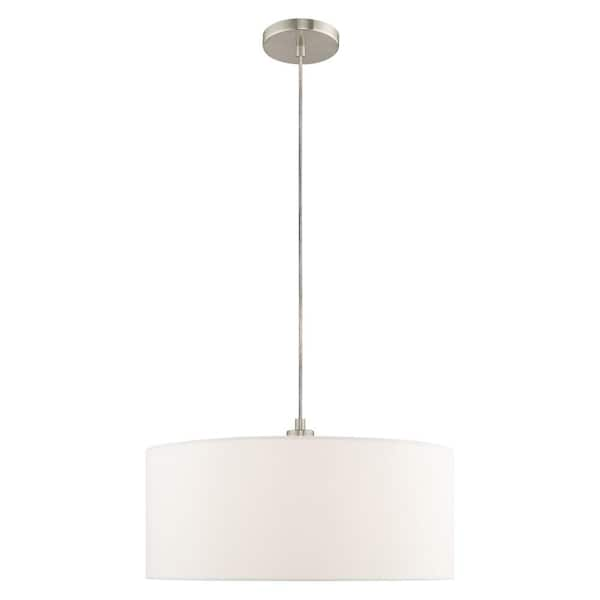 AVIANCE LIGHTING Mercury 1 Light Brushed Nickel Pendant Chandelier