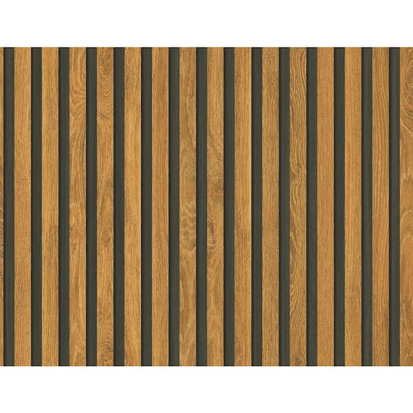 Seabrook Designs Honey Brown Jun Paper Unpasted Wallpaper Roll (60.75 sq. ft.)