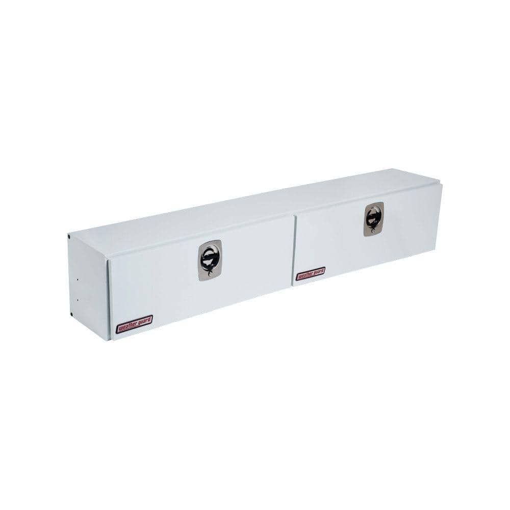 Weather Guard 90.25 White Steel Full Size Top Mount Truck Tool Box 290