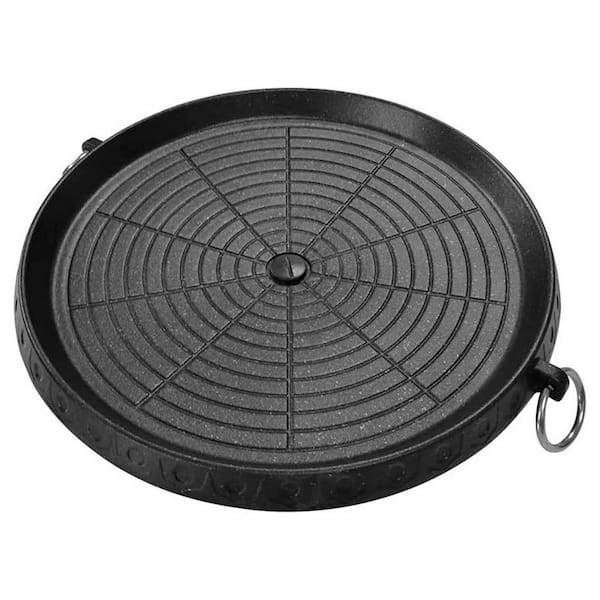 Maifan Nonstick Smokeless Korean Style Grill Pan with Tilt Oil Drain for Indoor Outdoor Stovetop Barbecue Cooking