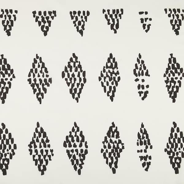 MAKERS COLLECTIVE Prosperity 72 in. x 72 in. White Cotton Shower Curtain by Justina Blakeney