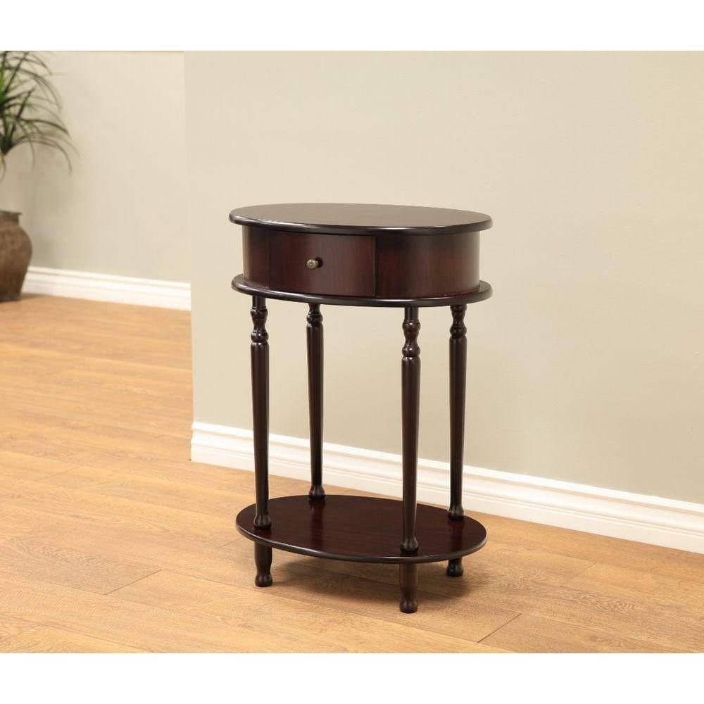 Espresso Storage End Table - thumbnail 3