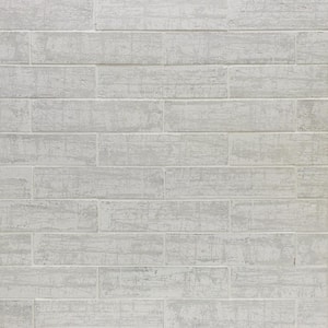 Metro Brick White 3 in. x 9 in. x 10mm Natural Clay Subway Wall Tile (30 pieces / 4.65 sq. ft. / box)