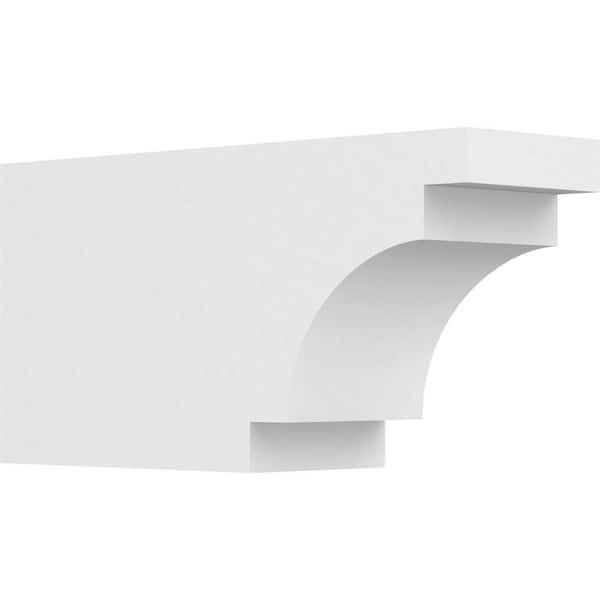 Ekena Millwork 5 in. x 8 in. x 16 in. Mediterranean PVC Rafter Tail Brace