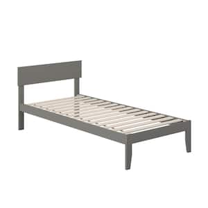 Boston Twin Extra Long Bed in Grey