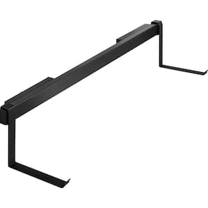 Railing Planter 88 lbs. Planter Box Brackets 37.01 in. x 7.87 in. x 2.76 in. Black Rust Resistant Metal Material Planter