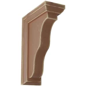 2-1/4 in. x 7 in. x 5 in. Weathered Brown Hamilton Traditional Wood Vintage Decor Bracket