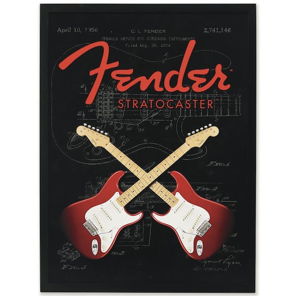 fender electric guitars background