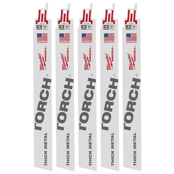 Milwaukee 9 in. 10 TPI TORCH Thick Metal Cutting SAWZALL