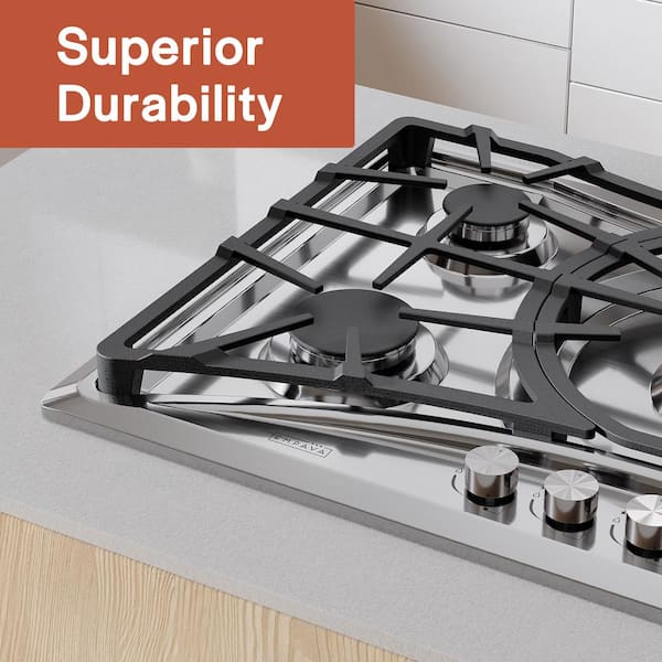 Empava GAS Stove 36-in 5 Burners Stainless Steel GAS Cooktop | EMPV-36GC24