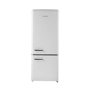 Whirlpool 24 In 12 7 Cu Ft Bottom Freezer Refrigerator In Fingerprint Resistant Stainless Counter Depth Wrb533czjz The Home Depot