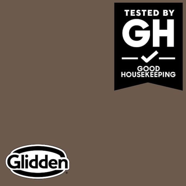 Glidden Premium 5-gal. PPG1077-7 Coffee House Semi-Gloss Interior Latex Paint