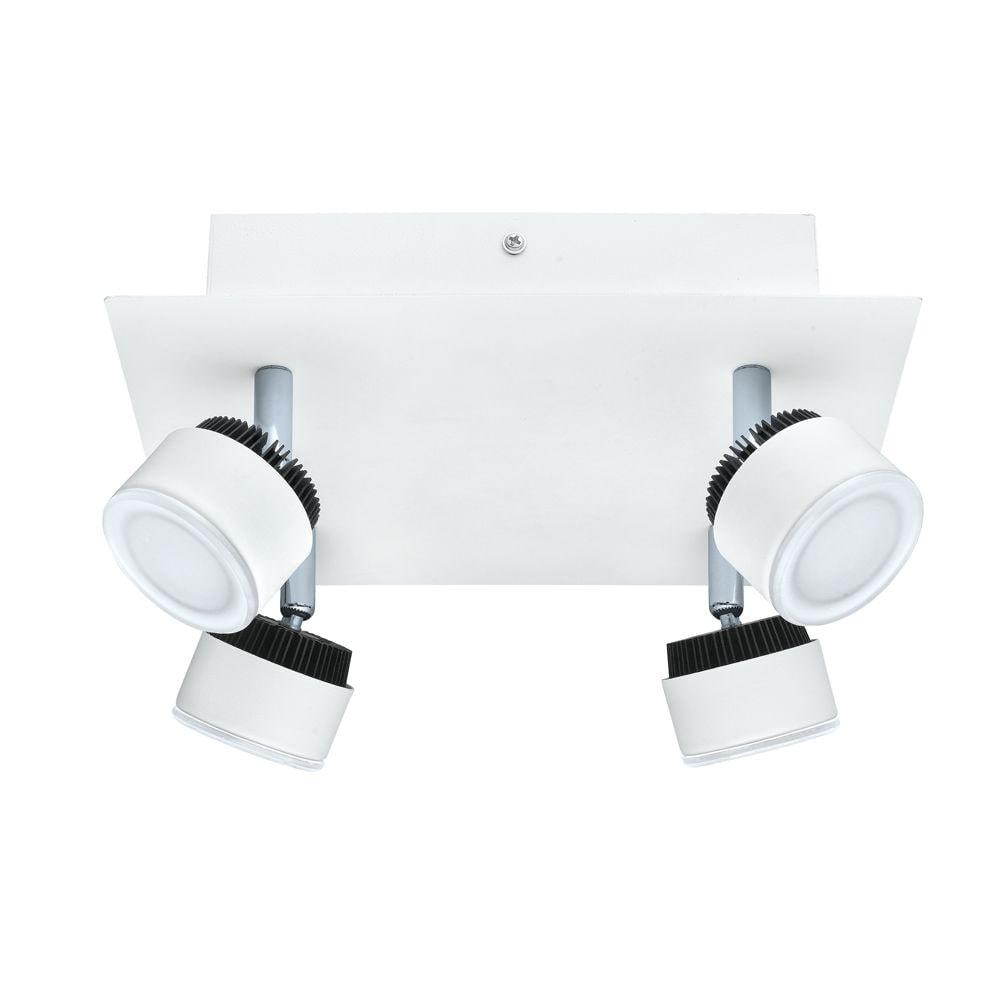 Armento 4-Light White LED Ceiling Track Light