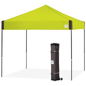 Pyramid Series 10 ft. x 10 ft. Limeade Instant Canopy Pop Up Tent with Roller Bag