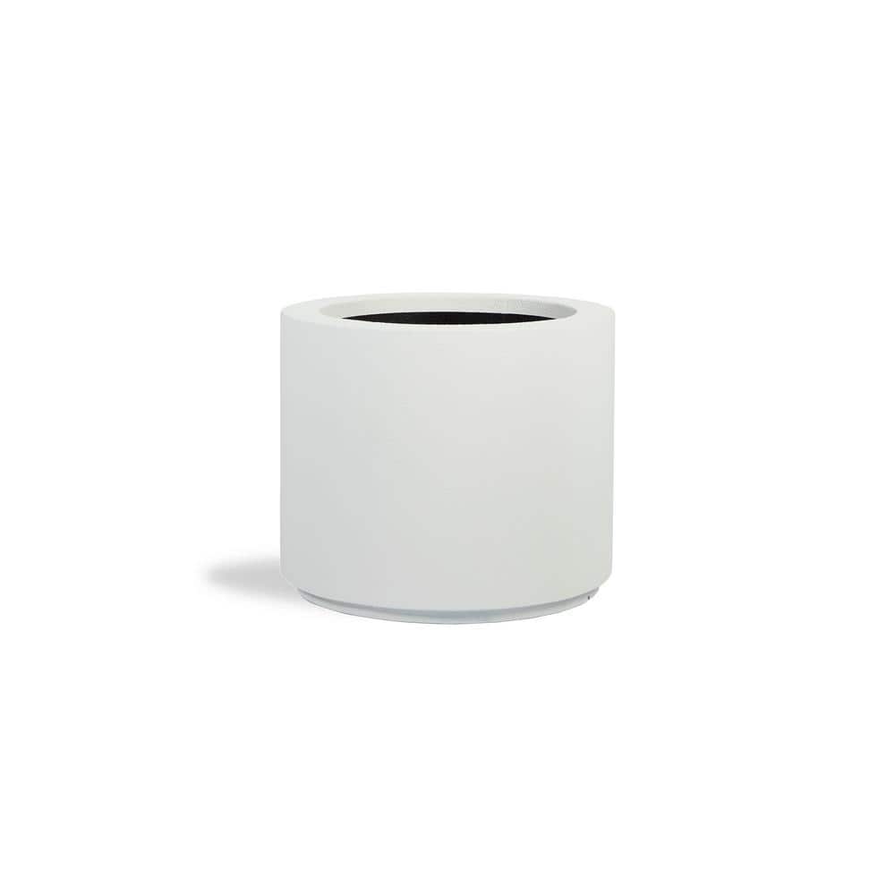 Baja Round 23 in. x 19 in. White Composite Planter price history on PriceWatchPro