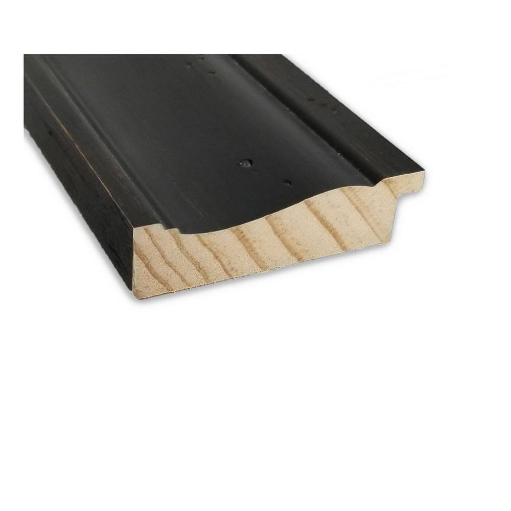 Rustic Pine Black Framed Cork Bulletin Board 41 x 29 Inch
