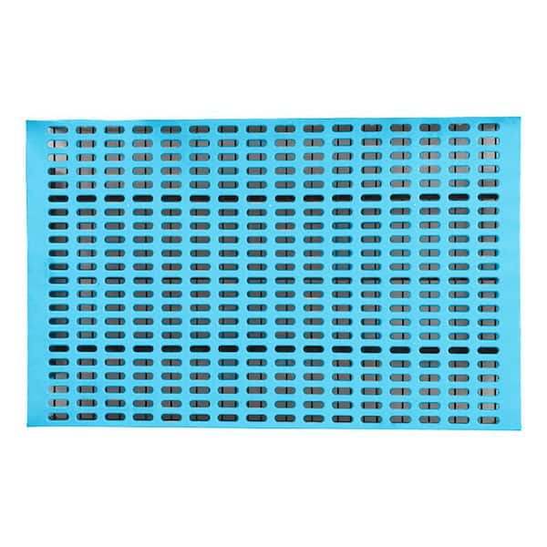 Shatex 23.6 in. x 11.8 in. Flexible Dog Cage Plastic Mesh Pad, Blue
