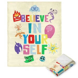 Disney Inside Out 2 I Believe Silk Touch Multi-color Throw
