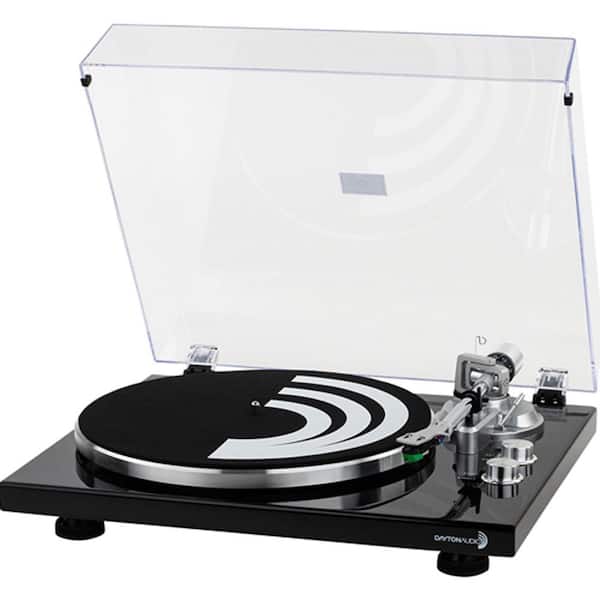 Bluetooth 2-Speed Belt-Drive Turntable in Black with USB and Audio-Technica AT-VM95E Cartridge