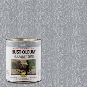 1 qt. Silver Hammered Gloss Rust Preventive Interior/Exterior Paint