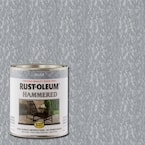 1 qt. Silver Hammered Rust Preventive Interior Paint (2-Pack)