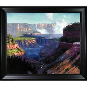 Looking Across Grand Canyon by Edward Henry Potthast Black Matte Framed Nature Oil Painting Art Print 25 in. x 29 in.