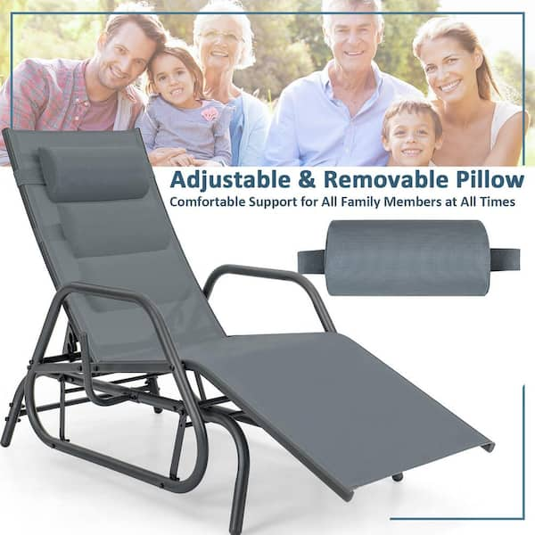 Outdoor best sale glider recliner