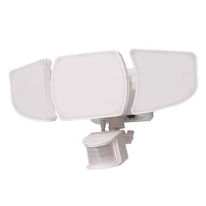 NA 125-Watt 2000 Lumens 130-Degree White Motion Sensing Dusk to Dawn Integrated LED Flood Light (1-Pack)