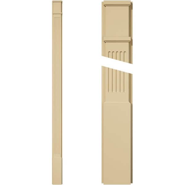 Ekena Millwork 2 in. D x 6 in. W x 108 in. L Primed Polyurethane Pilaster 1- Pack
