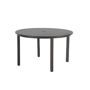 Fernlake Brown Steel Outdoor Dining Table