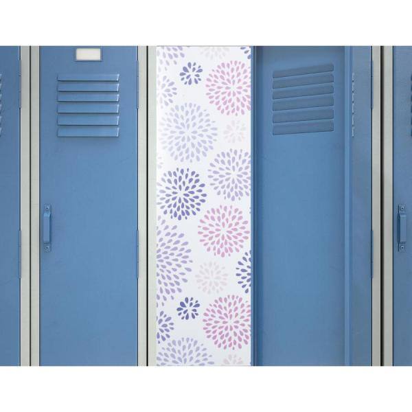 Deluxe Magnetic Locker Wallpaper in Damask Pattern - Easy Home Renewals