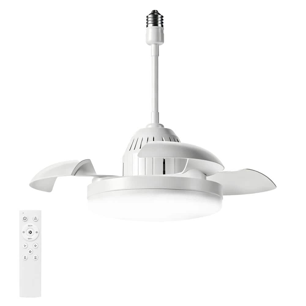 16 in. Black Quiet Reversible DC Motor Ceiling Fan with Remote Control, Adjust Height 3-Color Temperature price history on PriceWatchPro