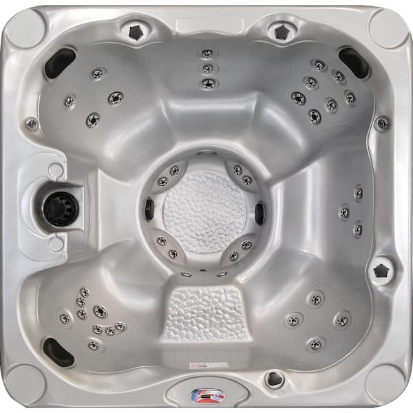 American Spas 7-Person 40-Jet 240-Volt Premium Acrylic Bench Spa Standard Hot Tub with Ozonator and 5.5kW Heater