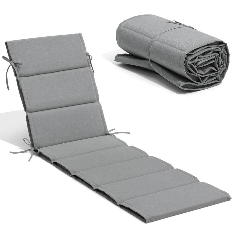 19 in. x 72 in. 1-Piece CushionGuard Deep Seating Outdoor Chaise Lounge Cus