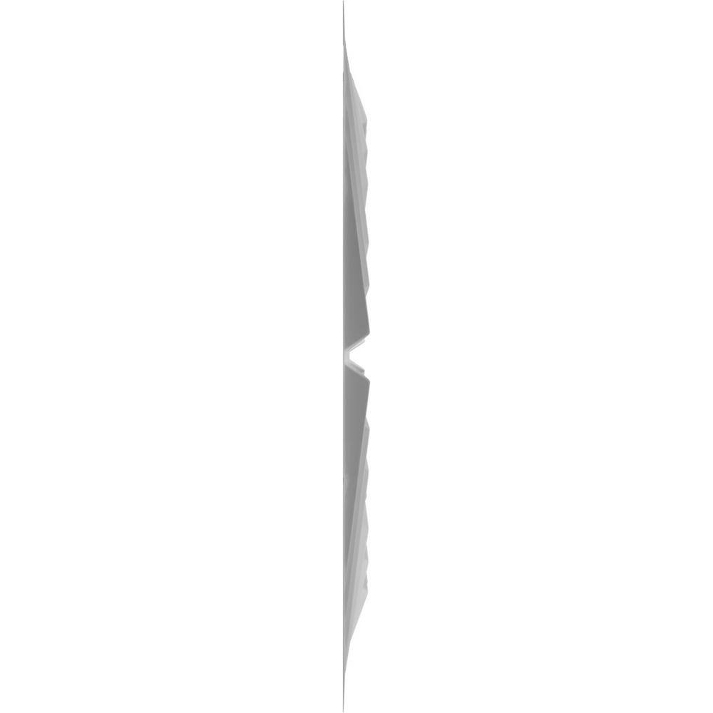 White Textured 3D PVC Decorative Wall Panels, 19 5/8" x 19 5/8", 50-Pack