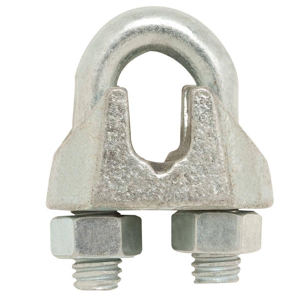 1/8 in. Zinc-Plated Wire Rope U-Bolt Clamp (50-Pack) price history on PriceWatchPro