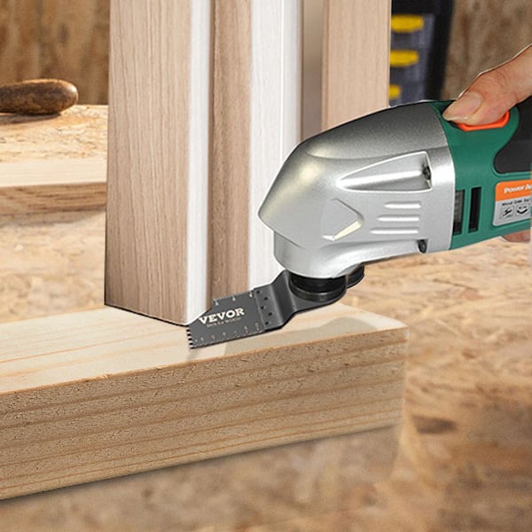 100-Pieces Oscillating Saw Blades Quick Release Multitool Kit HCS Tool for Dewalt Dremel FeinWorx Bosch Makita Milwaukee