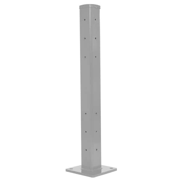 Vestil Silver Lining Bolt-On Style Guard Rail Rigid Tube Post