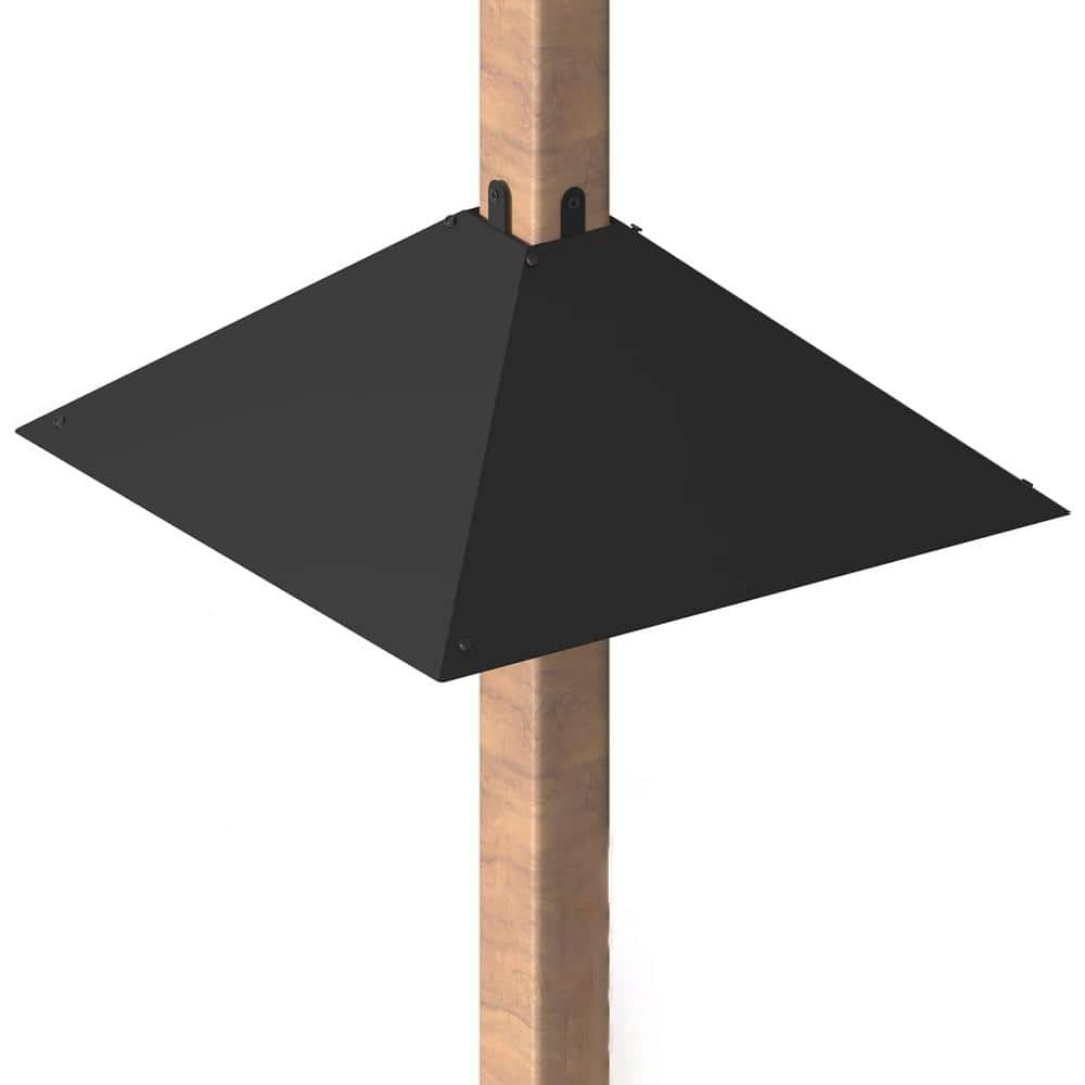 17 in. Non-Electric Bird Feeders Black 1-Pack Pole Mounted price history on PriceWatchPro