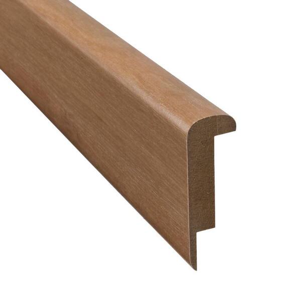 SimpleSolutions 78-3/4 in. x 2-3/8 in. x 3/4 in. Applewood Stair Nose Molding-DISCONTINUED