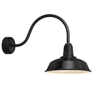 Bryson 5.87 in. Black Outdoor Wall Sconce