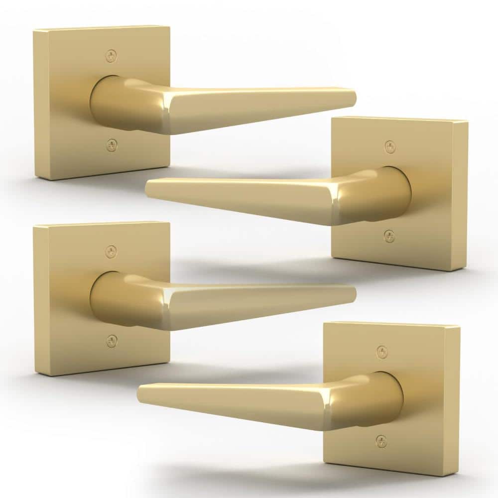 Schein Dummy Door Handles - 4 Pack, Satin Brass price history on PriceWatchPro