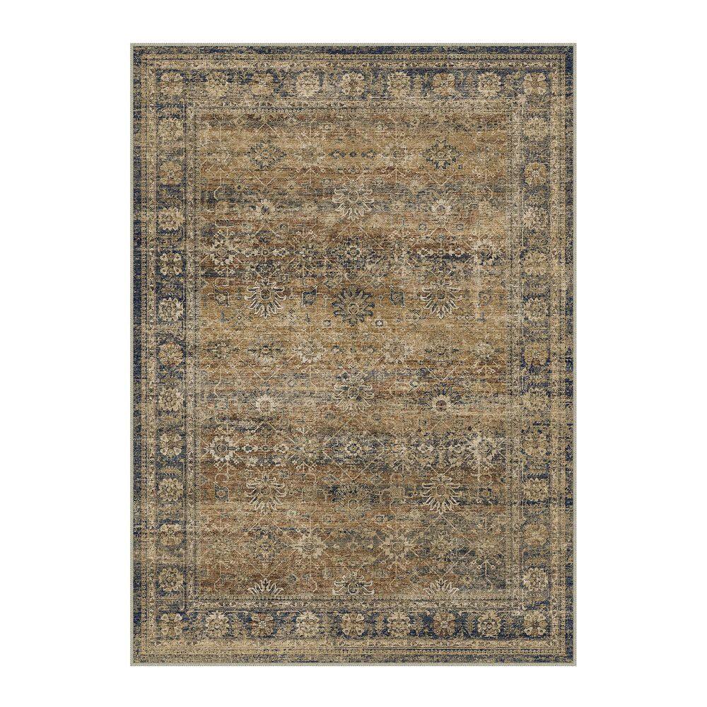 Oasis Secret Brown 6 ft. x 9 ft. Distressed Vintage Floral Area Rug price history on PriceWatchPro