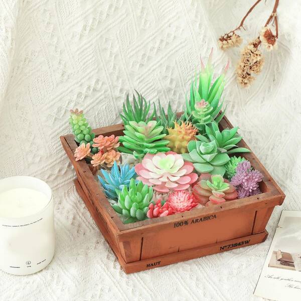succulent plush Lil' Pop Succulent Throw Pillow