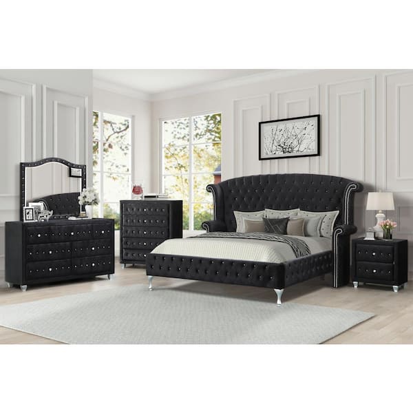 Best Master Furniture Bel Air 5 Piece, Master King Bedroom Suite