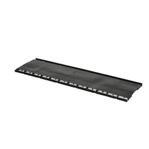 ShingleVent II 1.4 in. x 14 in. Static Vent in Black (Sold in Carton of 10/4 ft. Pieces Only)