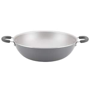 ExcelSteel 12 in. Cast Iron Wok 516 - The Home Depot