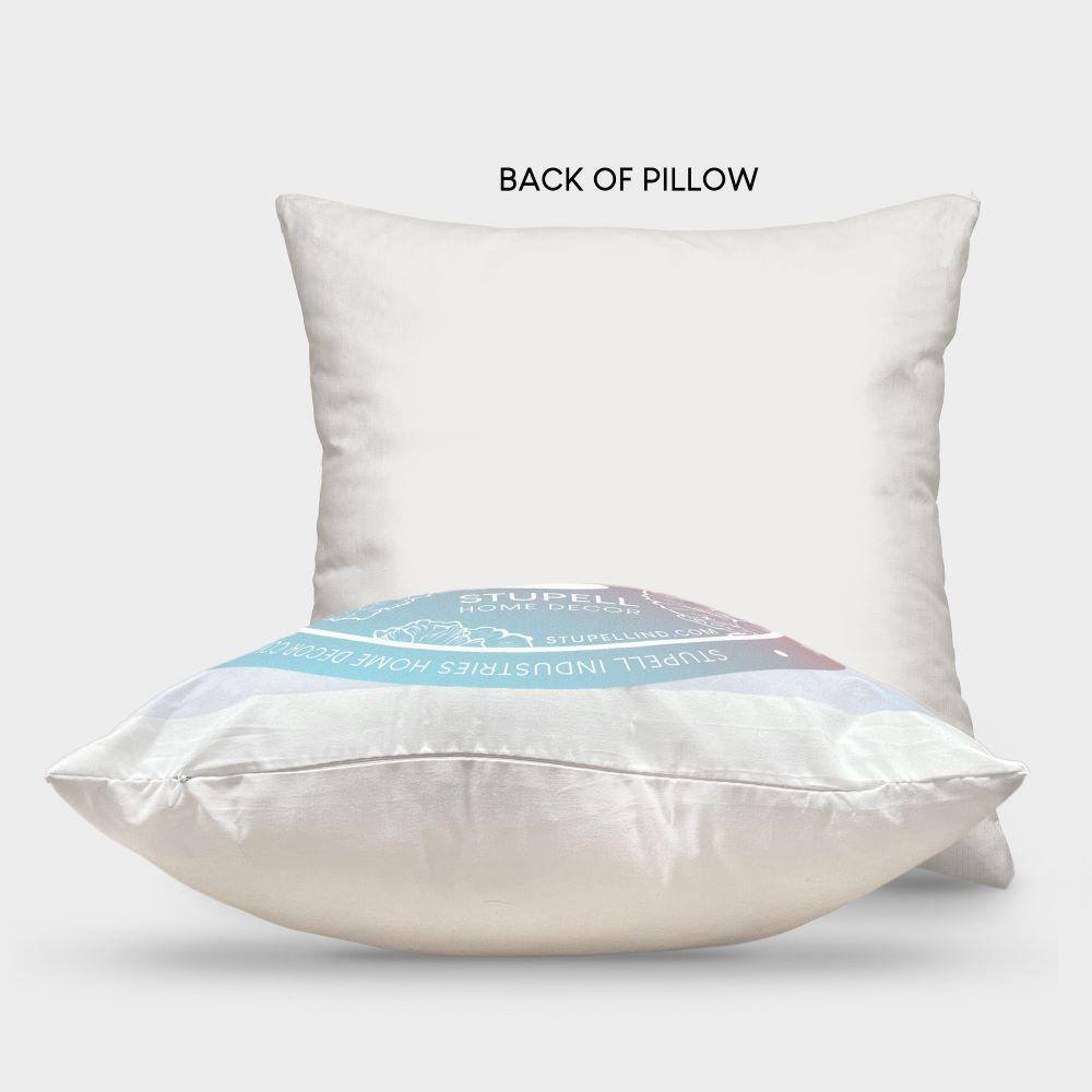 Blue Polka Dot Letter A Outdoor Throw Pillow
